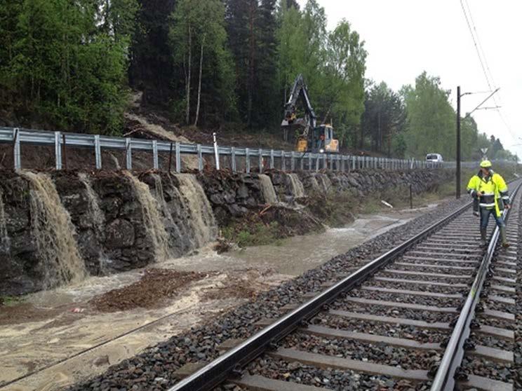 Utfordring 2: Unngå skade på bebyggelse og holde infrastrukturen åpen Mange vannrelaterte hendelser de siste åra Nesten hver annen måned fra april til november