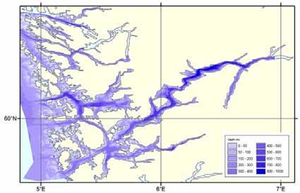 Risikovurdering norsk fiskeoppdrett 2012 95 og mengden av lett omsettelig organisk materiale som nedbrytes under terskeldyp (oksygenforbruket).