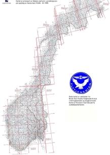 Politi og frivillige benytter fortsatt ofte kartblad nummer og sekssifret rutetilvisning, som fullstendig eksempel: Kartblad 1719 I Røa rute 507 062 Munkfoten Tilsvarende på GPS-ens måte vil bli: 32V