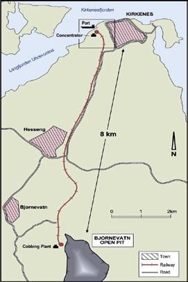 17.4 A map detailing the layout of the major infrastructure of the project is shown in Figure 2.