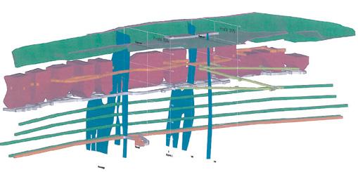 24.2 Crusher Hall Figure 1: Ore body 3D and related underground works (from Rana Gruber AS) Due to the complexity of the whole system and many issues need to be solved, this paper is limited to some