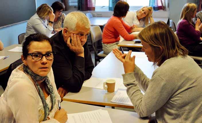 Fagkonferanse Kongsberg Inspirasjonsseminar om praksisveiledning Diskusjoner i plenum og i grupper samt rollespill stod sentralt i seminaret som ble avholdt for veiledere av optikerstudenter i