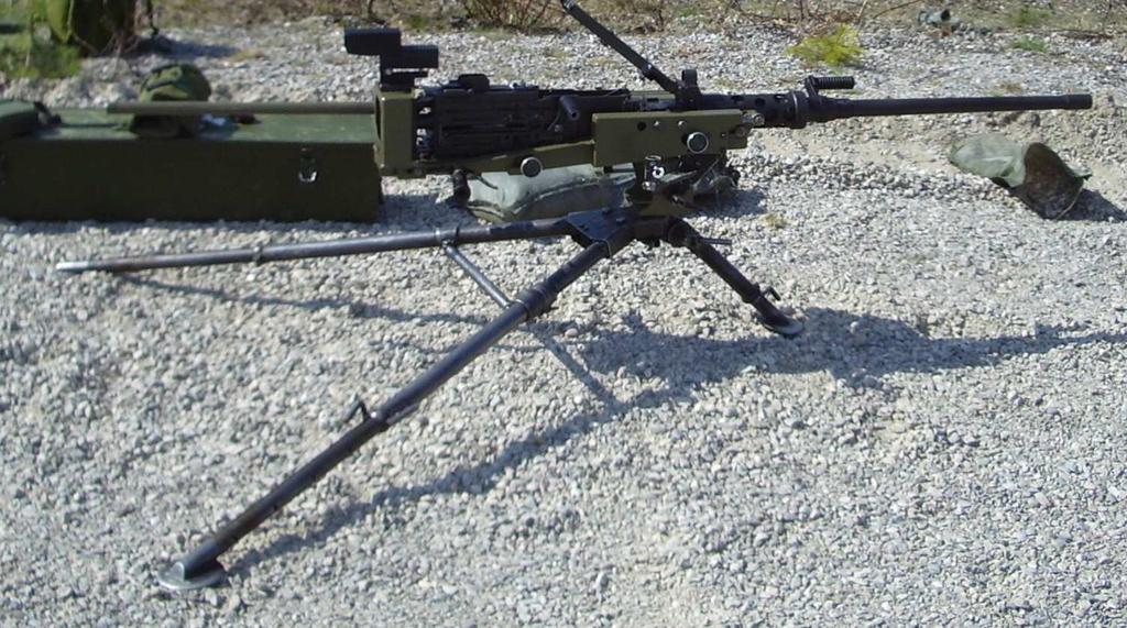 7x99 mm MP-T (NM16), linket, katalognummer 135-25-148-8483, lot 6-RA-. NM218 er et tungt og stort 12.7 mm maskingevær. I tillegg til dette våpenet bruker man i Forsvaret MØR (miljøødeleggelsesrifle).