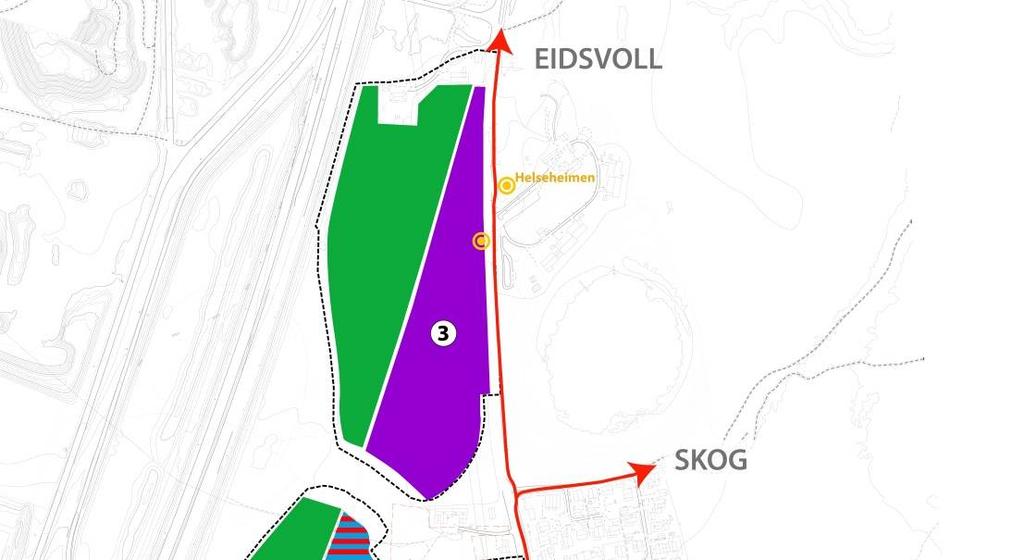 6.13 Gang og sykkelveg For å skape et sammenhengende og helhetlig offentlig gang- og sykkelvegsystem er det fastsatt i forslag til reguleringsbestemmelser at det i detaljreguleringen for felt N/T1 og