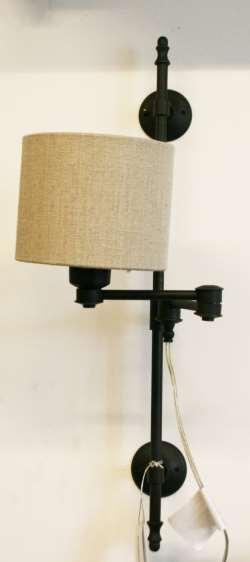 metallskjerm rund 20cm Darkbrown lampe