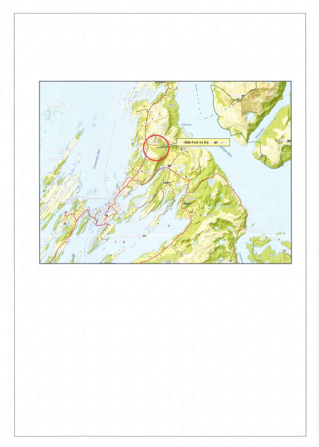 3.4 Anleggets beliggenhet Omsøkte 132 kv linje ligger i Brønnøy kommune i Nordland fylke som vist i kartutsnittet under. Konsesjonsgitt linjetrasé er 26 km lang. Omsøkte endring omfatter ca.