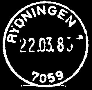 Rydningen Opprettet: 1/11 1973