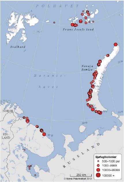 og Franz Josefs land (til høyre) (G.H.