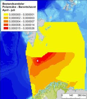 hekkende første gang på Bjørnøya i 1921 og på Spitsbergen i 1930. Siden den gang har bestanden vokst og arten har utvidet sitt utbredelsesområde, spesielt etter 1960 (Norsk polarinstitutt, 2014a).