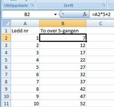 årstrinn Eleven skal kunne utforske og beskrive strukturar og forandringar i geometriske mønster og talmønster med figurar, ord og formlar beskrive referansesystemet og notasjonen som blir nytta for