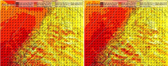 2 Ekstremværets forløp De meteorologiske forholdene under ekstremværet Tor er analysert av