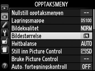 Bildestørrelse Bildestørrelsen måles i piksler.