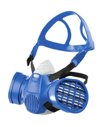 ÅNDEDRETTSVERN - FILTRERENDE HALVMASKER MED UTSKIFTBARE FILTER (EN 140) DRÄGER X-PLORE 3300 Halvmaske i mykt TPE materiale.