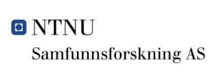 Postadresse: NTNU Samfunnsforskning, 7491 Trondheim Besøksadresse: Dragvoll Allé 38 B, Trondheim Telefon: 73 59 63 00 Telefaks: 73 59 66 24 E-post: Web: kontakt@samfunn.ntnu.no www.samforsk.