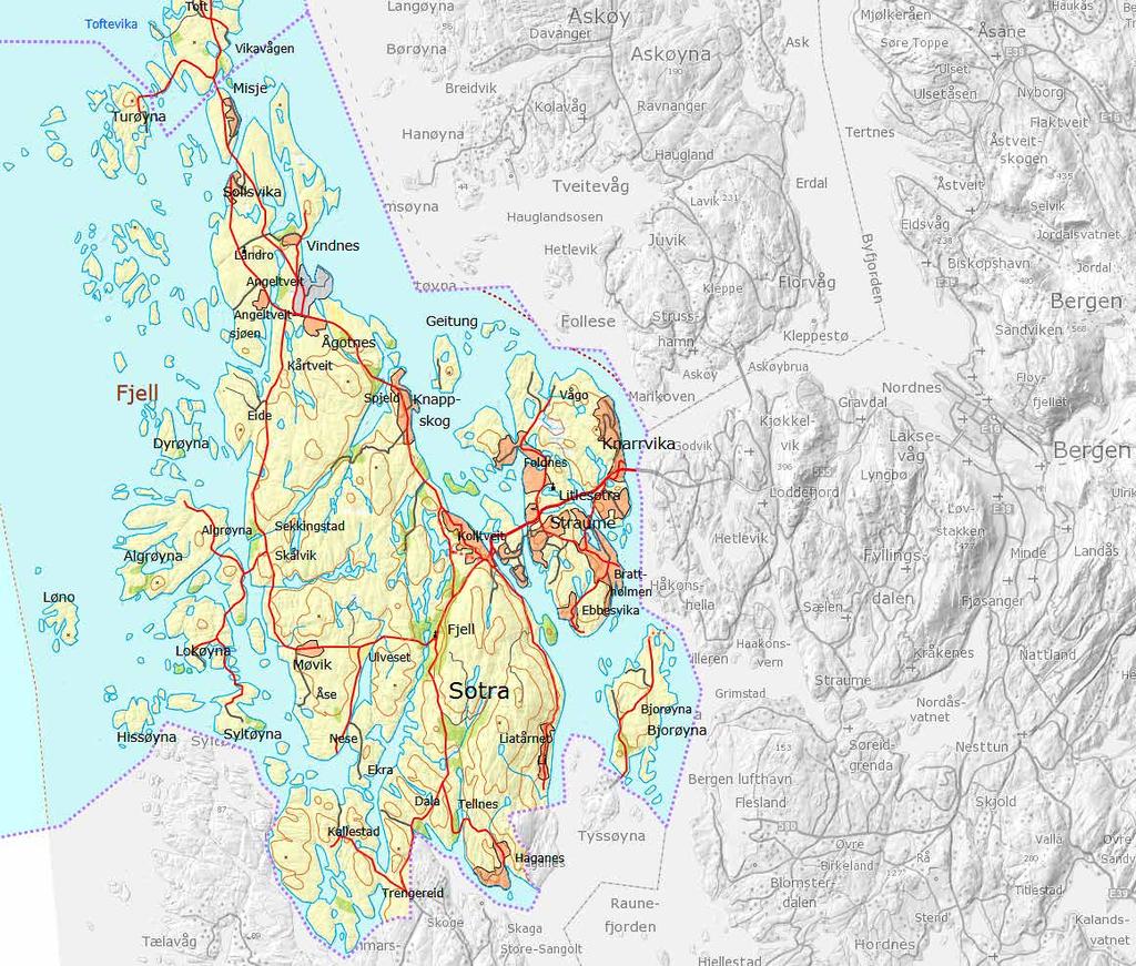 Innhald Om kommunen Barnehage Grunnskule Vaksenopplæring Aktivitetstilbod Helseteneste til flyktningar Fjell folkeboksamling Sartor Storsenter SF Kino Sotra Basecamp Nyttige lenkjer og telefonnummer