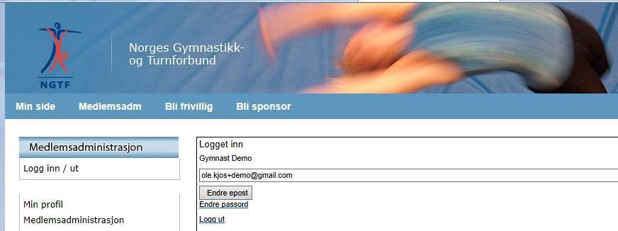 Du kan også klikke Glemt passord under Logg inn-knappen Her fyller du inn brukernavn og/eller e-postadresse. Dersom flere brukere er registrert med samme e-postadresse (f.eks.