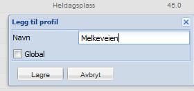 Du vil nå finne innstillingen under Personlig, mens felleslistene ligger under Global. 23. Jobbe med utvalg (hente liste med e-post og telefonnumre.