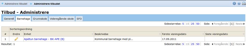 3. Enhetsregisteret opplysninger om egen barnehage Barnehagen registrerer/endrer opplysninger om egen barnehage via Hypernet barnehage.