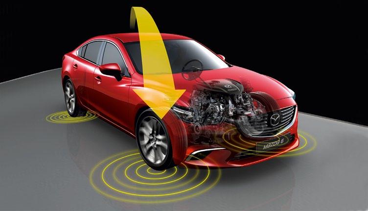 Styringen og kjøreegenskapene er også forbedret med motorstyresystemet G-VECTORING CONTROL.