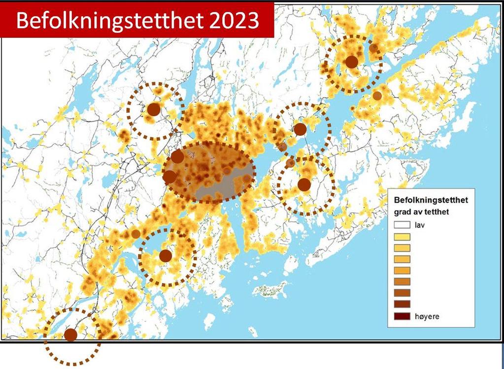 1. Nye boliger og arbeidsplasser må