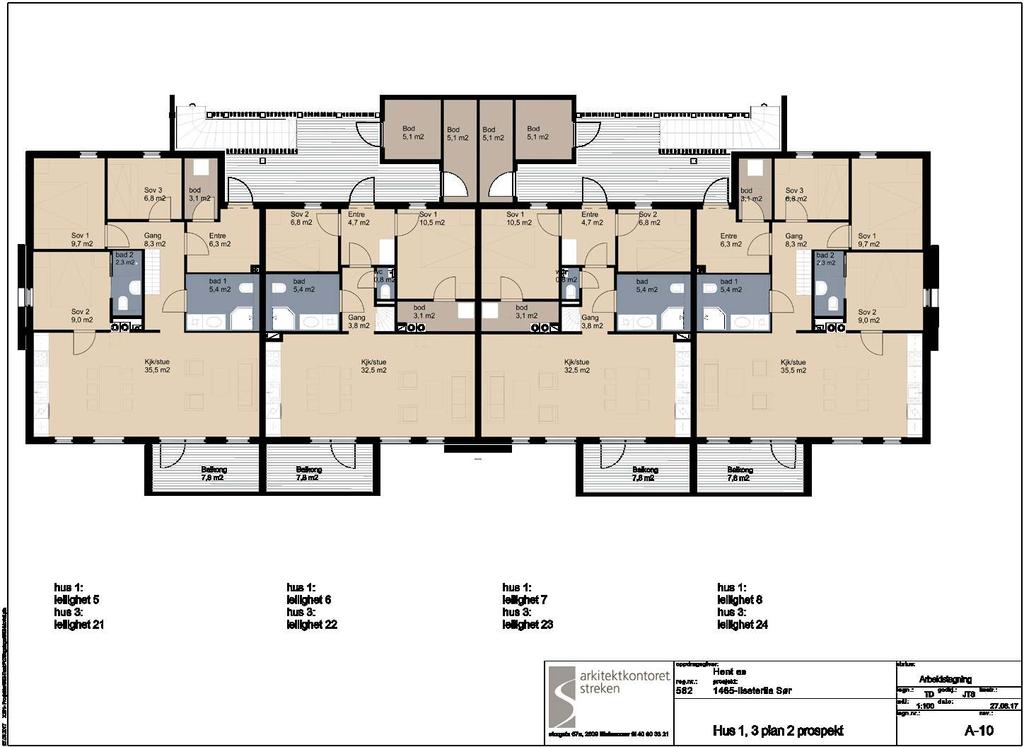 2017 X:\01 Prosjekter\582Tomt Fr2\Tegninger\Modulfiler\582Hu 12.