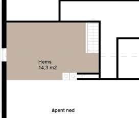 pln Hus 2 Etasje 2 Antall rom 3 Hus 1, 2 og 3 fasade vest S i 1:100 epro jekt A140 24.03.