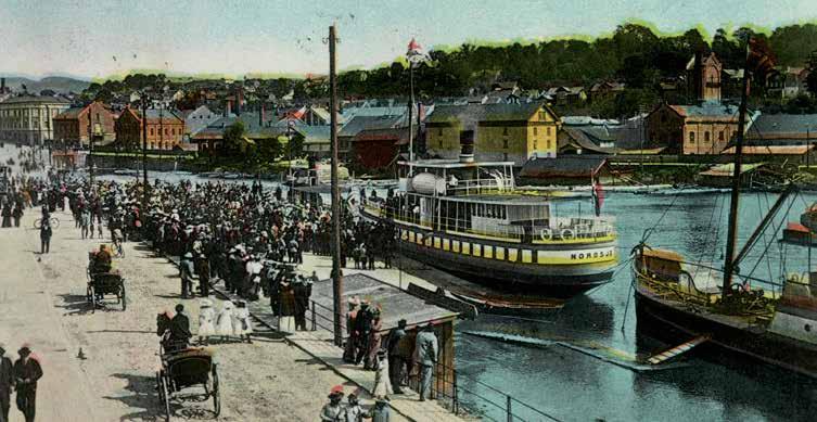 På reise med kanalbåt De ærverdige kanalbåtene har trafikkert Telemarkskanalen siden slutten av 1800-tallet.