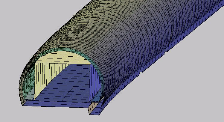 56 6.5.9 Fagmodell tunnel Innhold En tunnelmodell kan bestå av flere delmodeller som f. eks hovedløp og ramper (i tunnel). Tunnelmodellen skal beskrive tunnelens geometri i sin helhet.