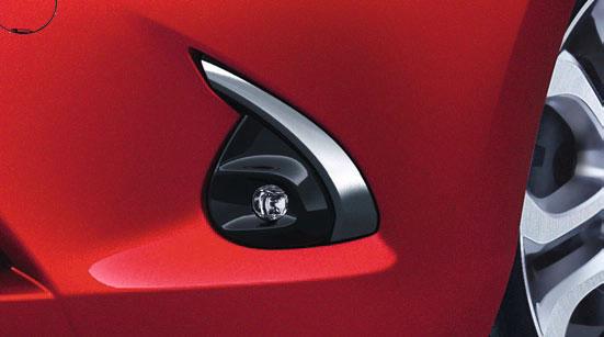 Mazda2 har elegante detaljer, en dynamisk