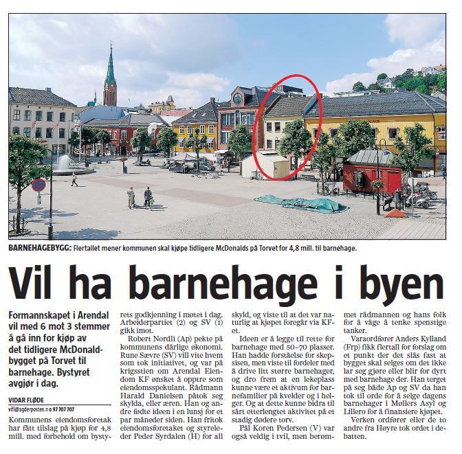 21.Juni 2012 Barnehage for 70 barn.