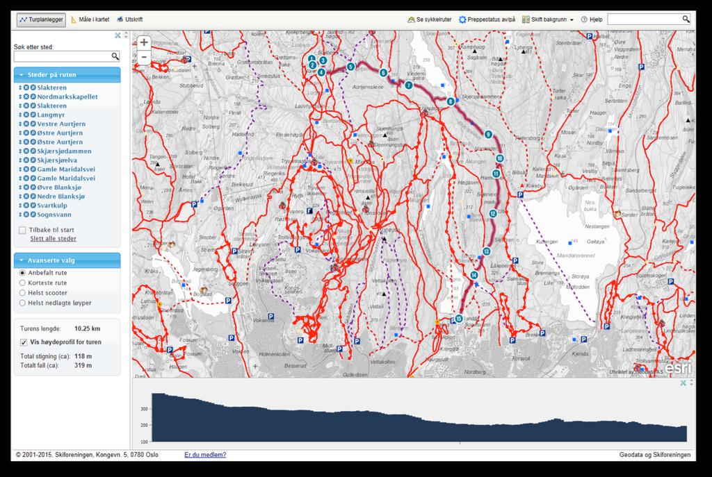 Ekskursjon 3: Guidet skitur i Oslomarka Mandag 8.2 og tirsdag 9.2 Her vil vi bli kjent med Oslo kommunes tilrettelegging for rekreasjon, friluftsliv og sportsaktiviteter i skogene nær byen.