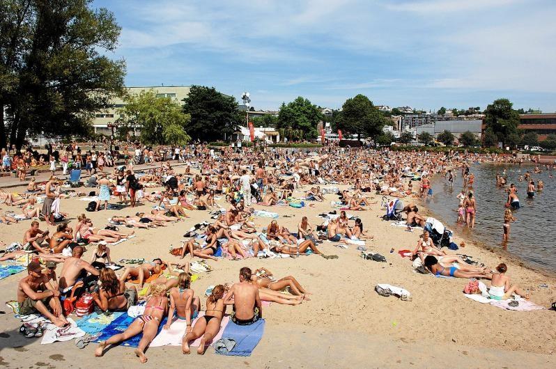 Bystranda i Kristiansand er kåret til et av