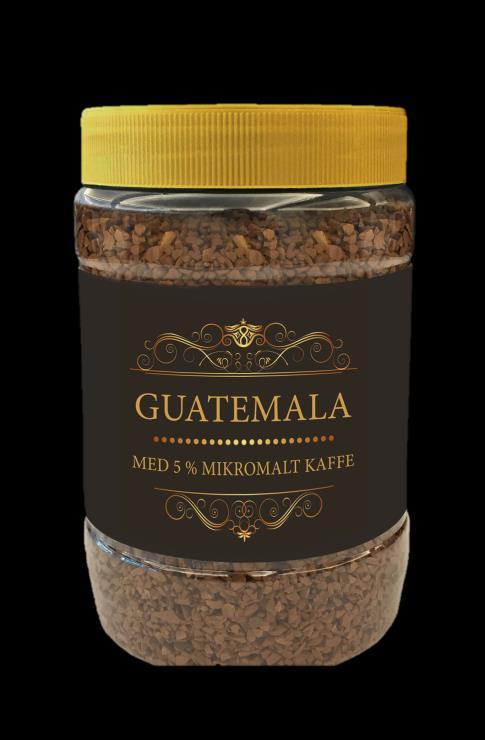 Guatemala 5% mikromalt Pulverkaffe NORGESNYHET! Arabica bønnene i denne kaffen fra Guatemala gir en markant aroma.