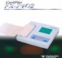 144 12-avledning elektrokardiograf FX 7402 leveres med en funksjon som kan produsere EKG-undersøkelsesrapporter på ark i A4-format.