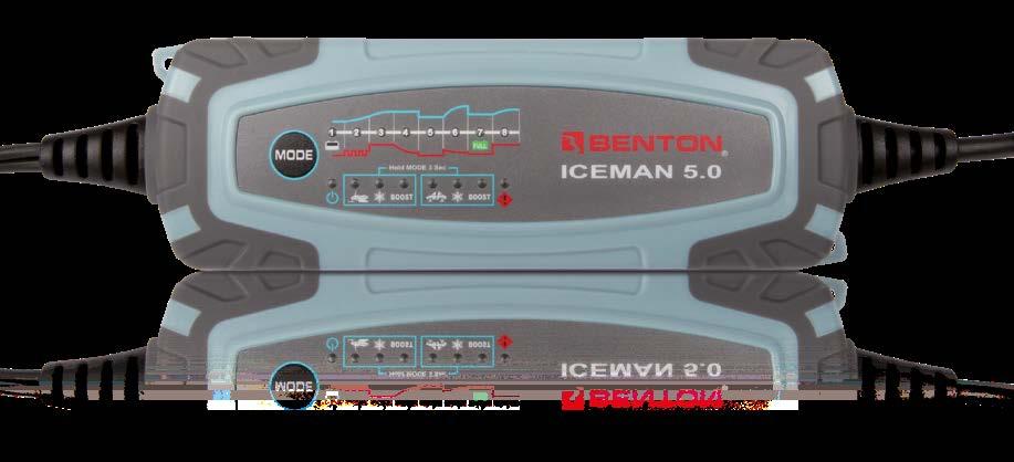 12 volt med 16 volts boost funksjon - Lader bly-syre, AGM, GEL, VRLA og