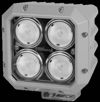 956,- 716,- LED work light - Volt: 12-60V - Effekt: 80W - Nominell Spenning: 12V 4,2A / 24V 2,1A - Spredningsvinkel: 20 / 60 - Fargetempuratur: 4000K - Teoretisk Lumen: 7200LM - IP