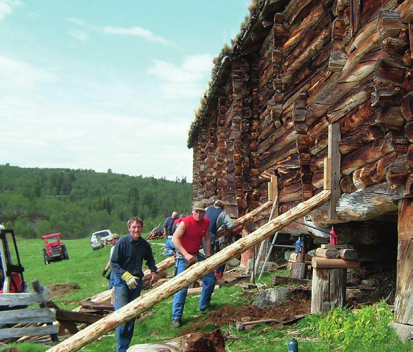 Foto: Roy Åge Håpnes c STFK Riksantikvarens bevaringsprogrammer Bevaringsprogrammet for fredete bygninger i privat eie I Sør-Trøndelag er det om lag 250 privateide fredede bygninger, omtrent