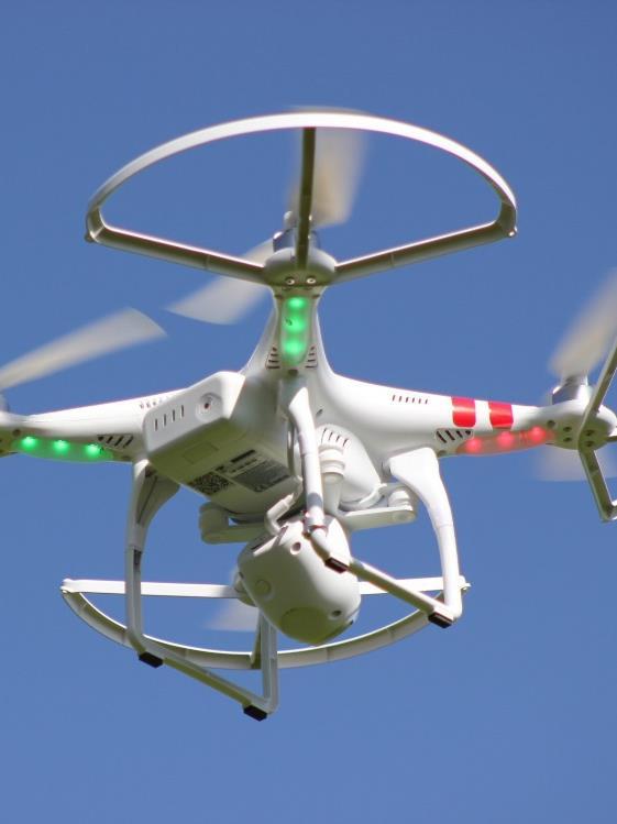 Drone søk / tilsyn Søk ved bruk av toveis radiolink (UHF) for å identifisere dyr.