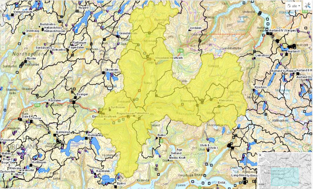 Tunnel kan forlenges 5 km fra Bjørke til ekstra inntak i Lønavatnet Vangsvatnet Seimsvatn 2 km, og Evangervatn Bolstadfjorden, 3 km Bjørke Granvinsfjorden, 17 km Mulighet for flominntak for ekstra