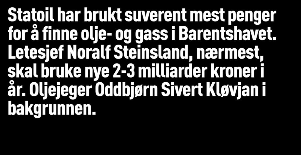 Oljejeger Oddbjørn Sivert Kløvjan i bakgrunnen.