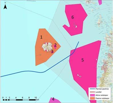 bruk 3 Brosmefelt (mars-august) Benyttes av 1-2 fartøy 4 Helårs fiske med garn etter hvitfisk (særlig sei, lyr, brosme), torsk (januar-april) 5 Helårs fiske med garn etter hvitfisk (særlig sei, lyr,