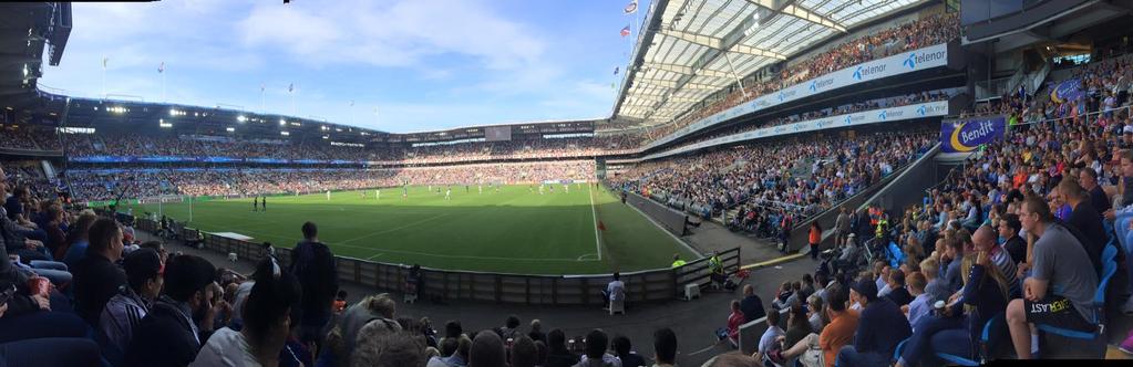 ULLEVAAL STADION Økning i snittsalg over 2 år NOK 9,42,- per tilskuer.