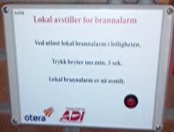 Frisk luft inn og utlufting er viktig her. ALARMEN GÅR! Falsk alarm. Det brenner ikke, men det kan være mye os eller Lignende.