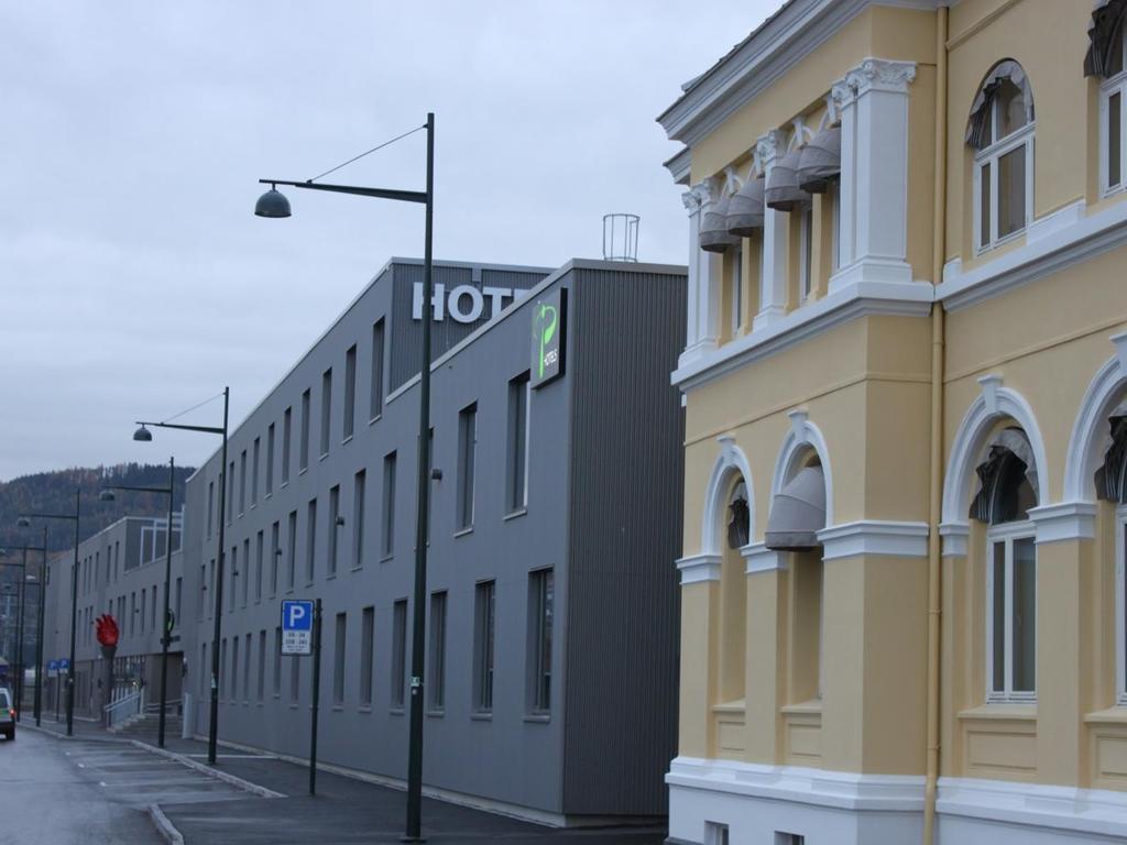 Det nye P-hotellet ved jarnbanestasjonen i Trondheim