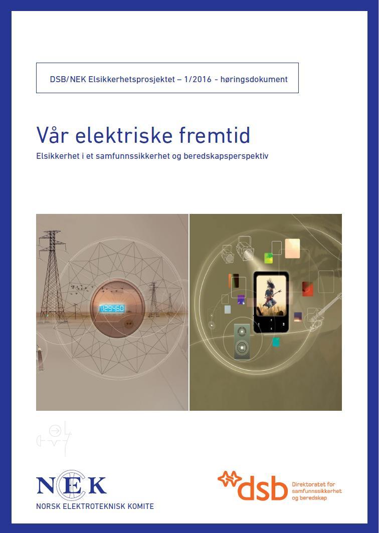 Utviklingsbildet Felles prosjekt mellom DSB og NEK Perspektiv 2030 Fokus på