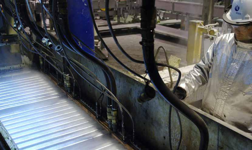 Norsk Hydros aluminiumsfabrikk på Sunndal er den største i Europa på produksjon av primæraluminium.