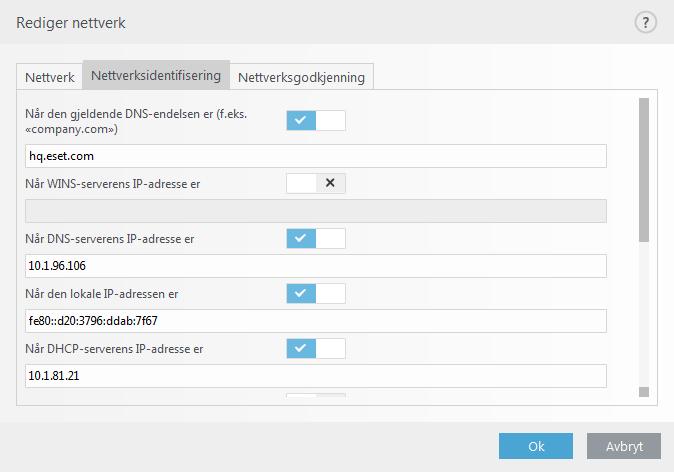 Nettverksgodkjenning Nettverksgodkjenning søker etter en spesifikk server i nettverket og godkjenner serveren ved hjelp av asymmetrisk kryptering (RSA).