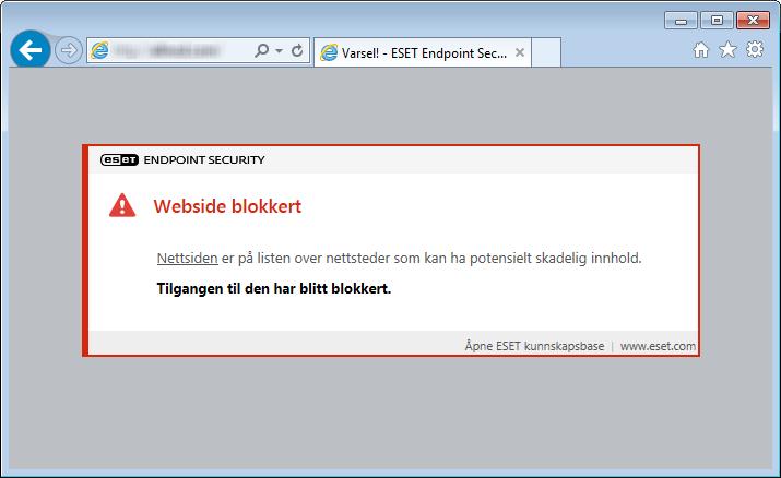 ESET Endpoint Security legger som standard til alle adressene fra adresseboken med støttede e-postklienter i hvitelisten. Svartelisten er som standard tom.