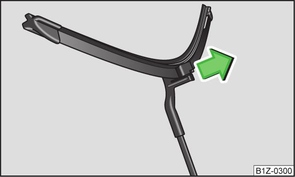 Aktivering/deaktivering Den automatiske bakruteviskeren aktiveres/deaktiveres i informasjonsdisplayet i menyen: Settings (Innstillinger) Lights & Vision (Lys Sikt) Rear wiper (bakrutevisker)