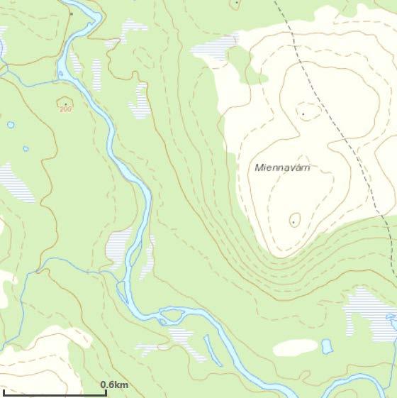 VEDLEGG forslag til forbudssoner for stangfiske Lákšjohka med sideelver Lákšjohka forslag til forbudssone Forslag til